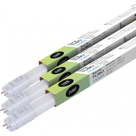 tubo t8 18w 1800lm 4000k 120x2,6x2,6 cm fabriplus