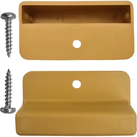 Scm Créations – Lot de 20 embouts latte 53mm – Avec vis de fixation – Capuchon plastique renforcé – Pour sommier lit canapé clic clac bz