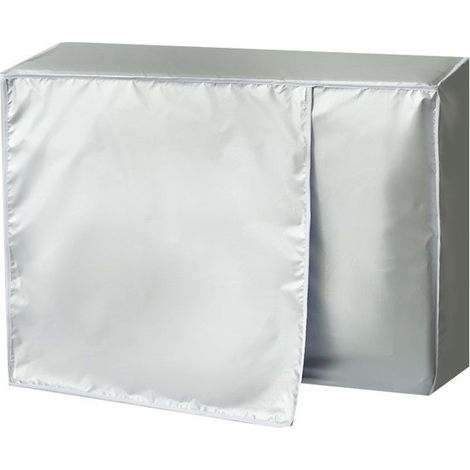 Copertura per unità esterna del condizionatore, copertura per condizionatore, copertura impermeabile per condizionatore, copertura per dispositivo, 722657 cm, argento (poliestere) (1/5)
