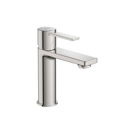 MEZCLADOR LAVABO TARGA DE CUERPO LISO CON AIREADOR ACERO INOXIDABLE