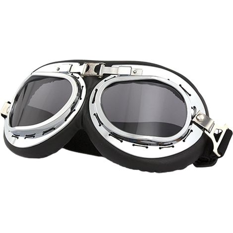 Lunettes de moto – Sangle élastique réglable, mousse respirante à trois couches, polycarbonate résistant aux rayures Performance d'étanchéité confortable pour le motocross, le ski, le (1/5)