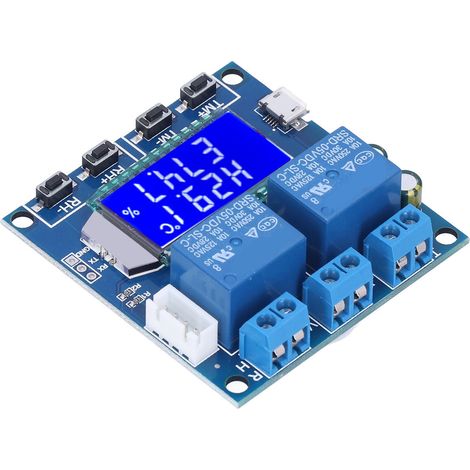Digitales Fühlermodul zur Temperatur- und Feuchtigkeitsregelung, XY-TR01, 2-Ausgangs-Relais (DC 6–30 V), LED-Anzeige, Thermo-Feuchte-Regler (1/5)