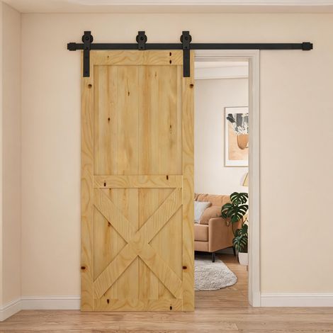 Coulissant acier 200 cm porte double 90 kg 200 x 0,6 x 4 cm (1/5)