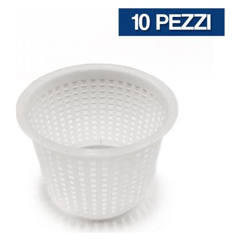 FUSCELLA FORMETTA IN PLASTICA PER RICOTTA FORMAGGIO GR 150 PZ 10 (29514)