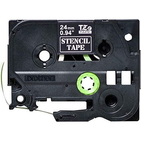 Rollo de cinta para sellos Brother Original P-Touch negra (2,4 cm x 3 m) 1 rollo (STE-151) (1/3)