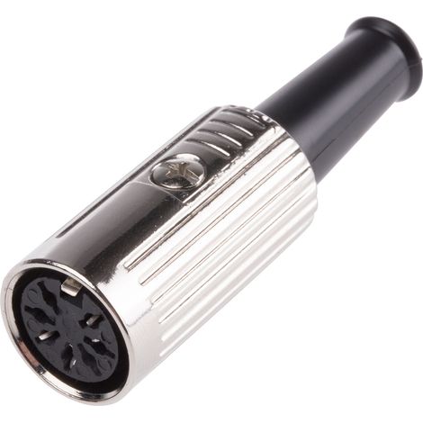 Connecteur DIN RS PRO, 7 contacts, Femelle, Montage sur câble ( Prix pour Paquet de 5 )