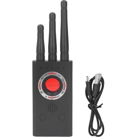Multifunktionaler Spionagekamera-Detektor, 10 Meter Reichweite, einstellbare Empfindlichkeit, ideal für Hotels und Meetings, DC5V 1A Stromversorgung. (1/5)