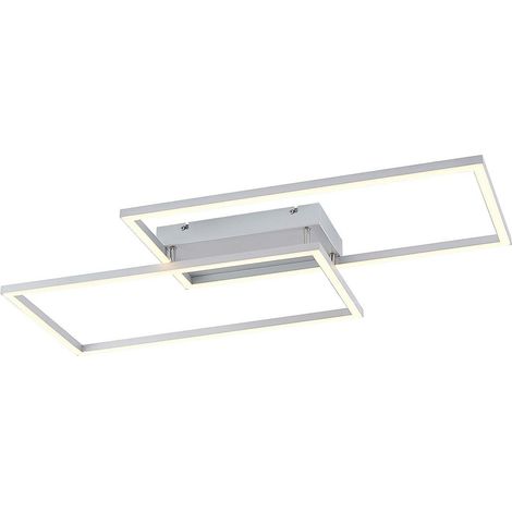[NEUWERTIG] B-Ware Lucande Muir Led Deckenlampe Deckenlampe Lampe Leuchte Rechteckig Cct