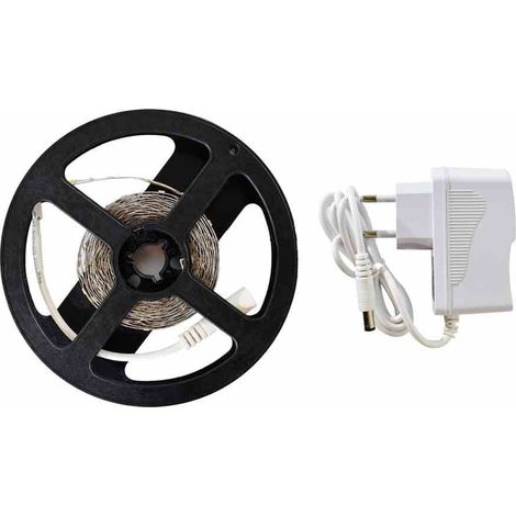 Ruban LED 3m blanc chaud 3000K avec alim EKZ5780 EkoLight