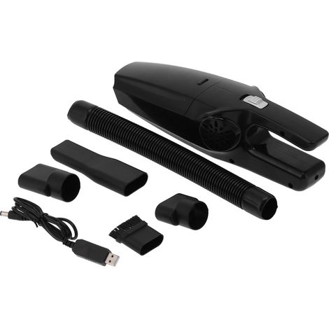 Aspirateur de voiture portable 120 W, 4500 Pa, rechargeable par USB, pour la maison, la voiture et le bureau. (1/5)