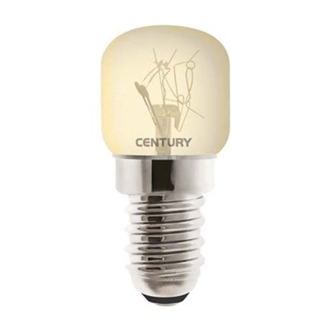 LAMPADA ALOGENA FORNO CENTURY - VOLT 230 WATT 15 E14 CF=PZ 2- 12 confezioni