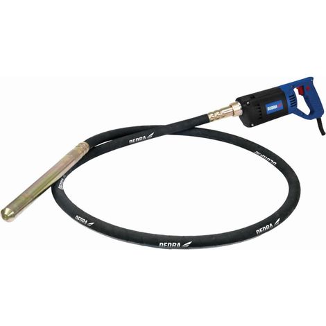 DEDRA - Vibratore per calcestruzzo 1200W: efficiente e durevole