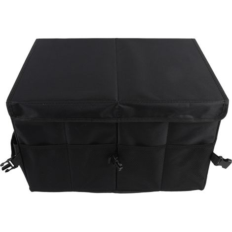 Organisateur coffre pliable grande capacité Oxford – Multifonction repliable rangement outils 60L avec couvercle, transport (1/5)
