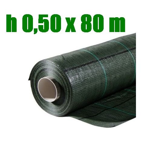 Telo per Pacciamatura Verde - L 80 x H 0,50 m