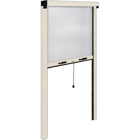 ZANZARIERA BIANCA PER PORTA 100X250H A RULLO rallentata in KIT VERTICALE FINESTRA riducibile