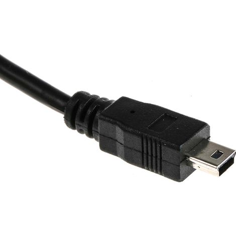 Câble USB RS PRO, Mini USB B mâle vers USB-A mâle, Noir, 3m ( Prix pour 1 ) (1/3)