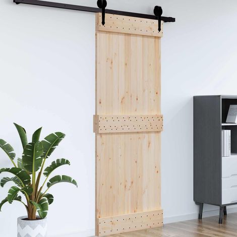 Tür NARVIK Natur 95 x 210 cm Massivkiefer