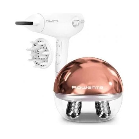 Pack Rowenta CV6602ES/ Incluye Secador CV6130FO/ 2400W y Masajeador Facial LV6020F0 (1/3)