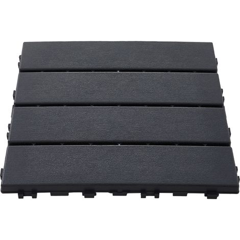 10Pcs Plastic Interlocking Floor Deck Tiles (1/5)
