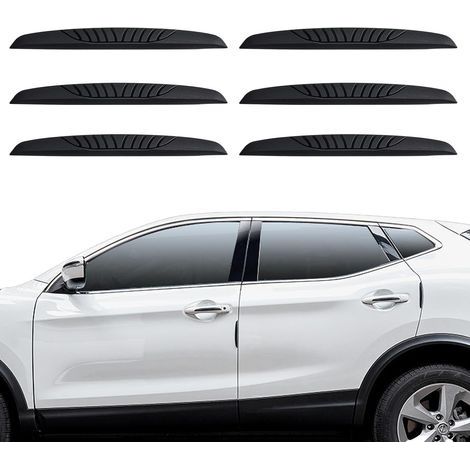 Lot de 6 protections de portières de voiture , protections de bord de portières de voiture , protections de portières de voiture anti-rayures , auto-adhésives , protection de bord de rétroviseur de vo (1/4)