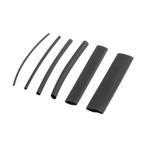 Juego de tubos termorretráctiles BOX negros Lanberg /100 unidades/ (1/3)