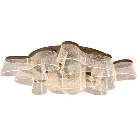 plafonnier camille cct 100w led 4000lm 2700k/4000k/6000k d.108,5cm golden (1/2)