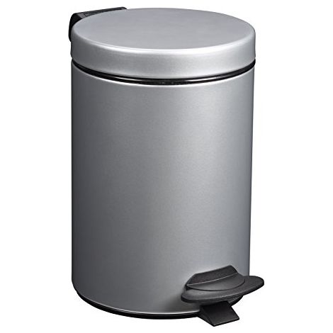 Rossignol Cyjeu Papelera Baño Gris Metal 3 L