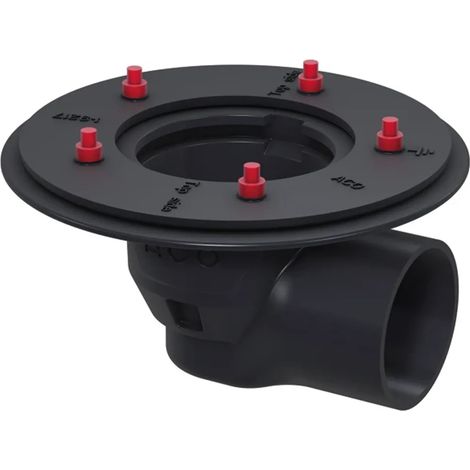 ACO Bodenablauf Passavant DN100/1,5 Grad/1,6l/s/Pressfl./Anstrich, 5571.40.20