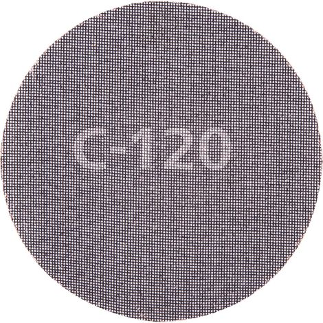 Discos de lijar autoadherentes de rejilla de carburo ø225 mm, grano 220, 5 uds