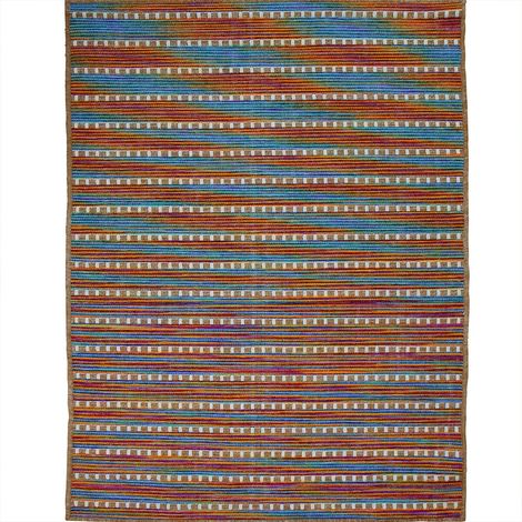 JUTA LOOK - Tapis aspect jute intérieur extérieur naturel multicolore 160x230 (1/5)