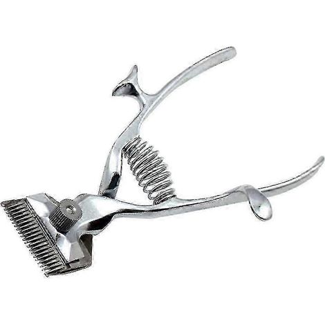 Tondeuse à cheveux manuelle, silencieuse, coupe-cheveux à main, non électrique - pour entretien de matériel de jardin (1/4)