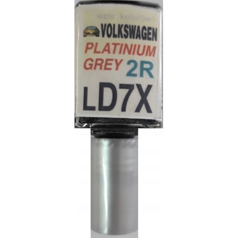 Reparación de arañazos en la pintura del VW LD7X gris platino, 10 ml arasystem (1/5)
