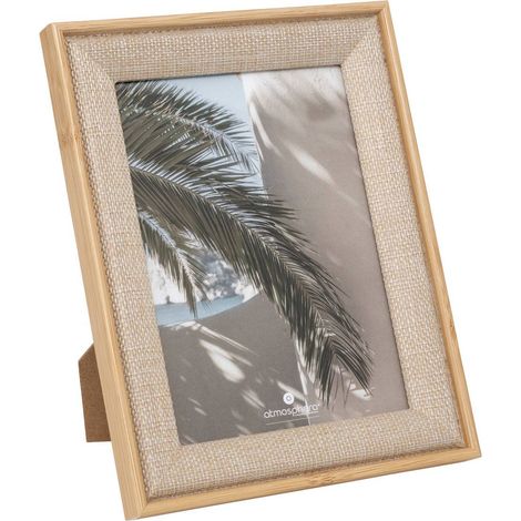 Portafoto zera tessuto beige 13x18cm - Atmosphera créateur d'intérieur (1/3)