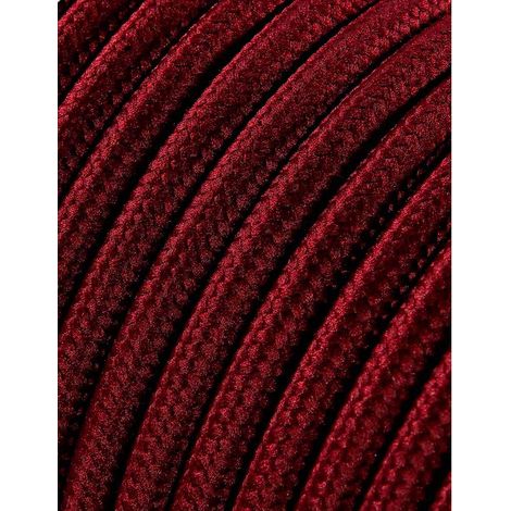 Carrete cable cordón tubular h03vv-f 2 x 0,75 mm² burdeos, 25 m (1/4)