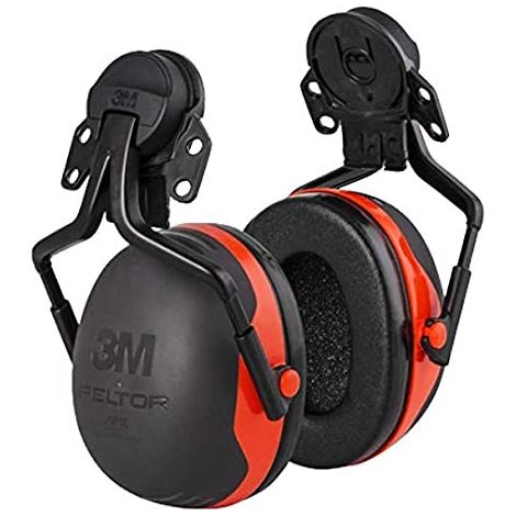 Par de conchas antirruido 3m™ Peltor™ Modelo X3 con fijación P5e, para cascos Peltor y 3m, 33db.