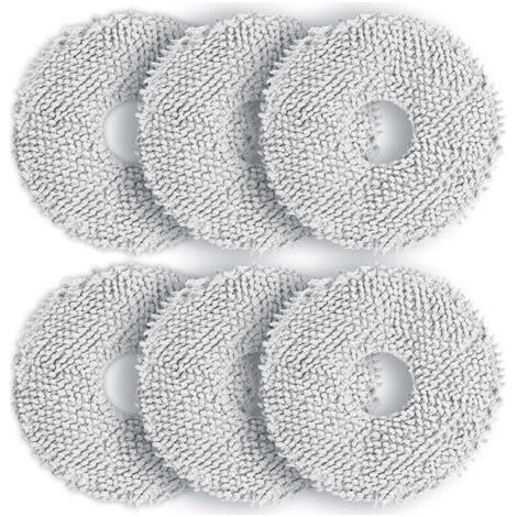Cleaning cloths for Ecovacs T30 PRO OMNI, 6-piece washable replacement mop cloths for DEEBOT T30 OMNI T30S T30S PRO T30S COMBO T3 (1/4)