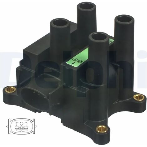 Bobine d'allumage Delphi Technologies CE20042-12B1 FORD 1053904 1066102 1067601