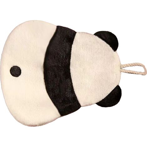 Serviette épaisse absorbante à motif panda mignon et mignon, idéale pour la cuisine, les enfants et la maison. Motif panda.