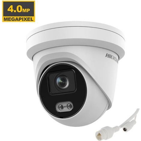 Hikvision telecamera turret Colorvu 4MP IP POE Acusense led - DS-2CD2347G2-L (2.8mm) F