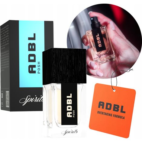 Colgante de perfume elegante Adbl Spirits + fragancia para coches (1/5)