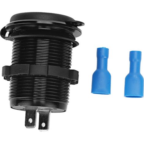 Chargeur rapide USB QC3.0 + Type C PD pour voiture, bateau, marine et bateau, avec voltmètre et ampèremètre LED en alliage d'aluminium (1/5)