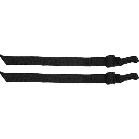 Lot de 2 attaches de câble multifonctions en nylon noir, pour sangles de sac à dos, accessoires de tir et de loisirs en plein air. (1/5)