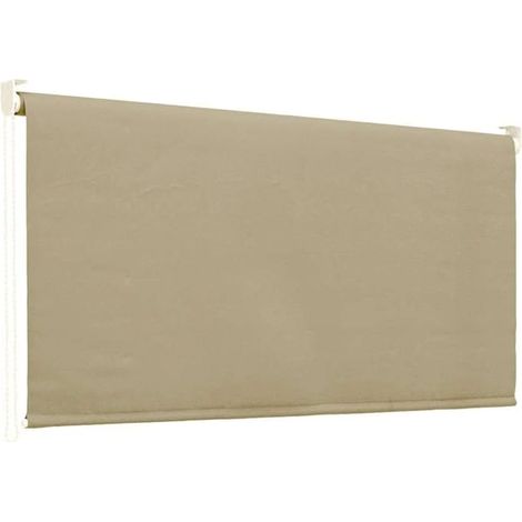 Gartenfreund Tropfenvorhang einfarbig beige 250x200 (1/3)