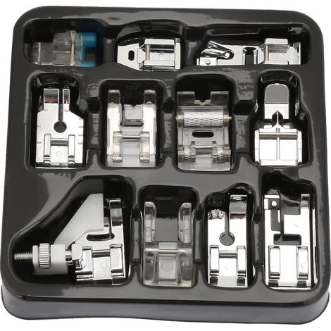 11 Schrägfüße / Nähmaschinenzubehörbox Nähfuß für den Hausgebrauch (1/5)