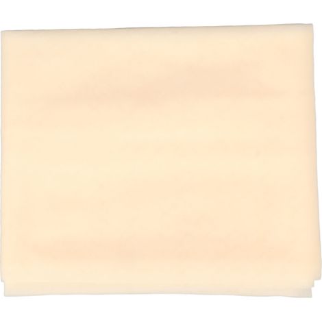 Tissu de décoration pour arche de mariage, 4,9 x 7 pieds, tissu en tulle romantique et élégant, avec 5 pinces, convient aux cérémonies de mariage, décorations de plafond de fête, beige. (1/5)