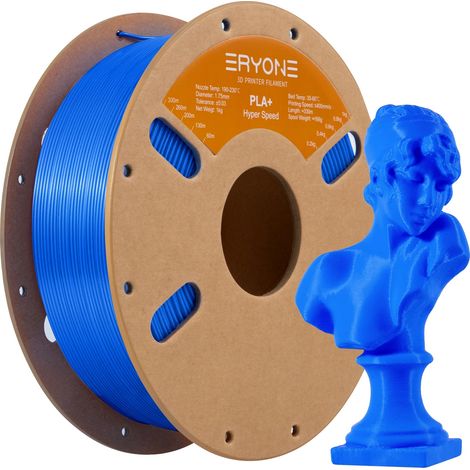 Filamento per stampa 3D, diametro 1,75 mm, materiale PLA di alta qualità, HS PLA Plus - Blu (1/2)