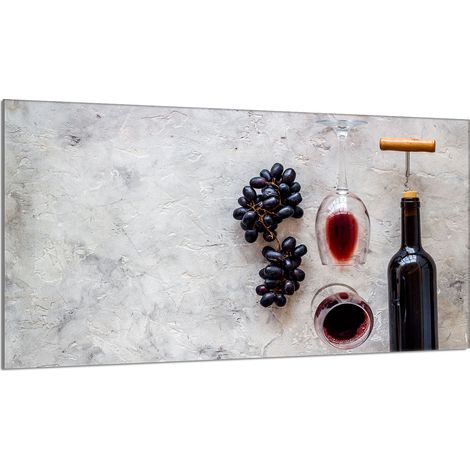 protège-plaque de cuisson en verre 90x52 Vin (1/5)