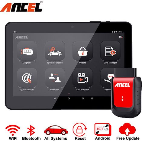 Outil de diagnostic complet Ancel X6 OBDII EPB DPF SAS ABS réinitialisation vidange d'huile (1/5)
