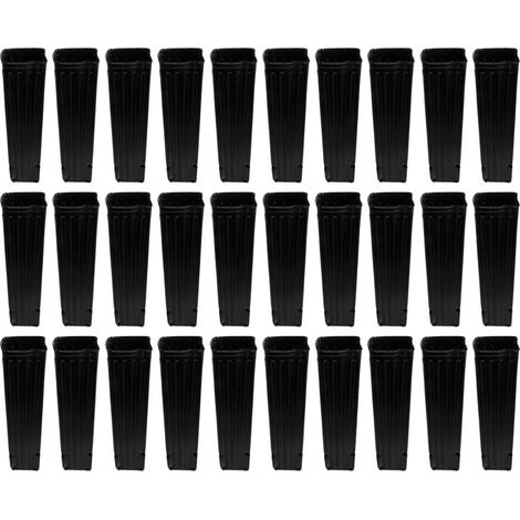 Lot de 60 Pots de arbres réutilisables pour pépinières Profondes Pots de Plantes Hauts pour avec Trous de Drainage (1/5)