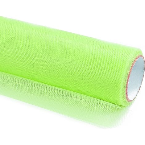 Tulle liscio, verde chiaro, 15 cm x 9 m, 1 pz. (1/4)